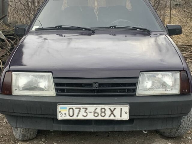 Фіолетовий ВАЗ 21099, об'ємом двигуна 1.5 л та пробігом 3 тис. км за 750 $, фото 7 на Automoto.ua