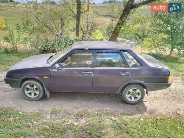 Фиолетовый ВАЗ 21099, объемом двигателя 1.5 л и пробегом 50 тыс. км за 1700 $, фото 11 на Automoto.ua