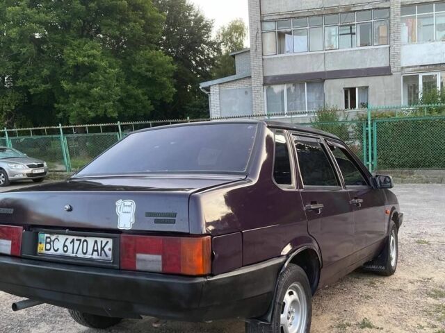 Фіолетовий ВАЗ 21099, об'ємом двигуна 1.5 л та пробігом 180 тис. км за 900 $, фото 4 на Automoto.ua