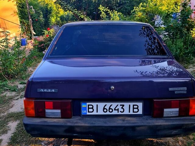 Фиолетовый ВАЗ 21099, объемом двигателя 1.5 л и пробегом 130 тыс. км за 1600 $, фото 1 на Automoto.ua