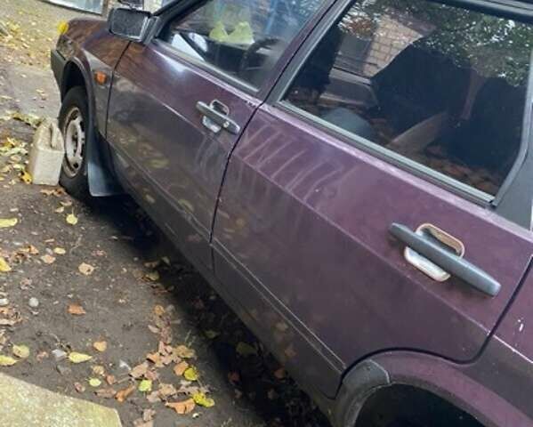 Фиолетовый ВАЗ 21099, объемом двигателя 1.6 л и пробегом 30 тыс. км за 2000 $, фото 15 на Automoto.ua