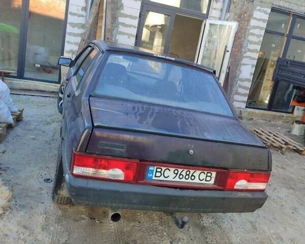 Фиолетовый ВАЗ 21099, объемом двигателя 1.5 л и пробегом 255 тыс. км за 850 $, фото 3 на Automoto.ua