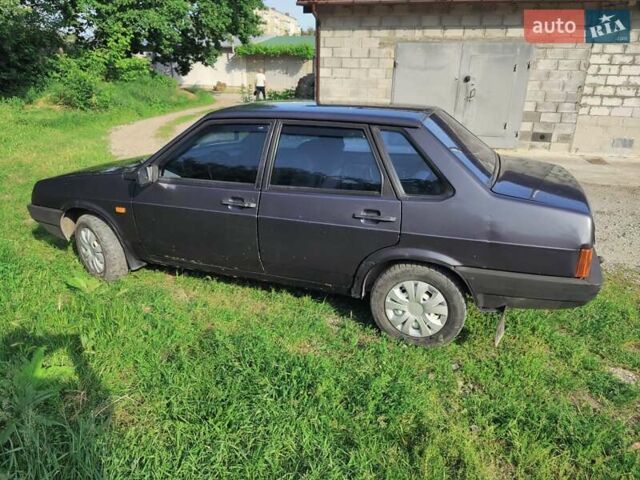 Фиолетовый ВАЗ 21099, объемом двигателя 1.6 л и пробегом 208 тыс. км за 1800 $, фото 4 на Automoto.ua