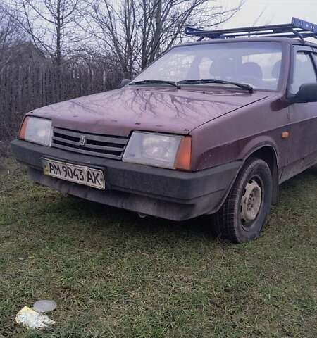 Фиолетовый ВАЗ 21099, объемом двигателя 1.6 л и пробегом 270 тыс. км за 828 $, фото 4 на Automoto.ua