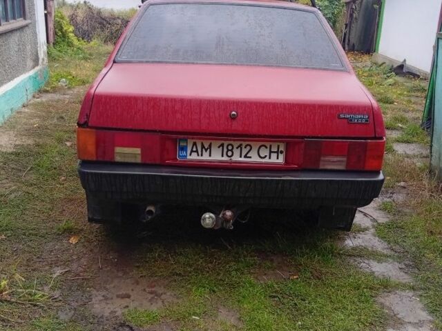 Красный ВАЗ 21099, объемом двигателя 1.5 л и пробегом 30 тыс. км за 1000 $, фото 2 на Automoto.ua