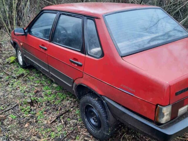 Красный ВАЗ 21099, объемом двигателя 1 л и пробегом 100 тыс. км за 356 $, фото 1 на Automoto.ua