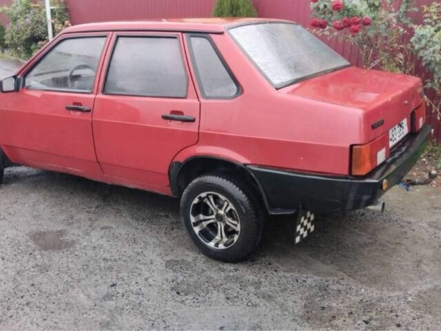 Червоний ВАЗ 21099, об'ємом двигуна 1.5 л та пробігом 200 тис. км за 950 $, фото 1 на Automoto.ua