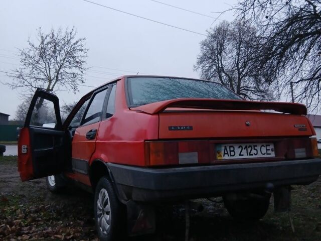 Красный ВАЗ 21099, объемом двигателя 1.5 л и пробегом 43 тыс. км за 950 $, фото 1 на Automoto.ua