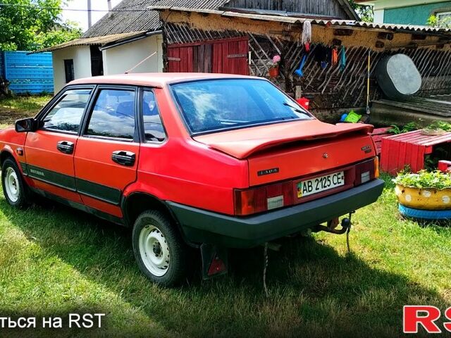 Червоний ВАЗ 21099, об'ємом двигуна 1.5 л та пробігом 100 тис. км за 650 $, фото 1 на Automoto.ua