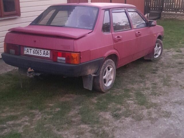 Красный ВАЗ 21099, объемом двигателя 0 л и пробегом 79 тыс. км за 650 $, фото 1 на Automoto.ua