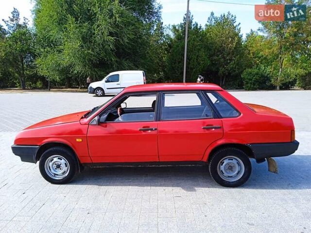 Красный ВАЗ 21099, объемом двигателя 1.3 л и пробегом 150 тыс. км за 1250 $, фото 7 на Automoto.ua