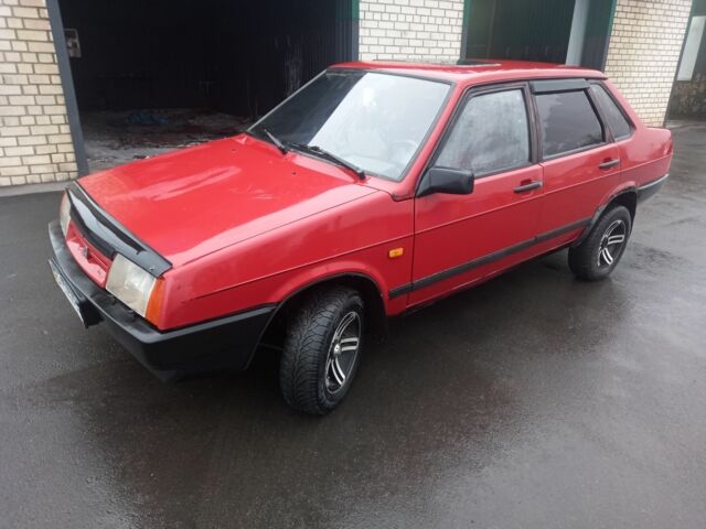 Красный ВАЗ 21099, объемом двигателя 0 л и пробегом 200 тыс. км за 1184 $, фото 1 на Automoto.ua