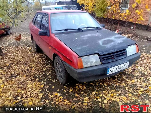Красный ВАЗ 21099, объемом двигателя 1.5 л и пробегом 223 тыс. км за 650 $, фото 3 на Automoto.ua