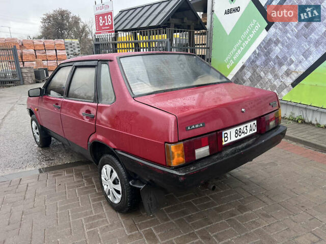 Красный ВАЗ 21099, объемом двигателя 1.5 л и пробегом 250 тыс. км за 1050 $, фото 6 на Automoto.ua