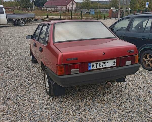 Красный ВАЗ 21099, объемом двигателя 1.5 л и пробегом 100 тыс. км за 999 $, фото 1 на Automoto.ua