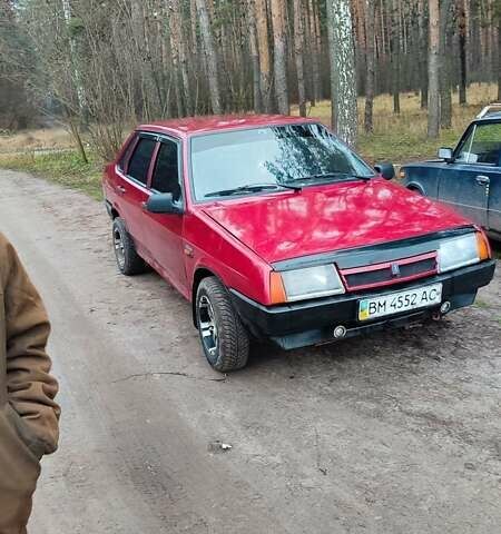 Красный ВАЗ 21099, объемом двигателя 1.5 л и пробегом 976 тыс. км за 1200 $, фото 3 на Automoto.ua