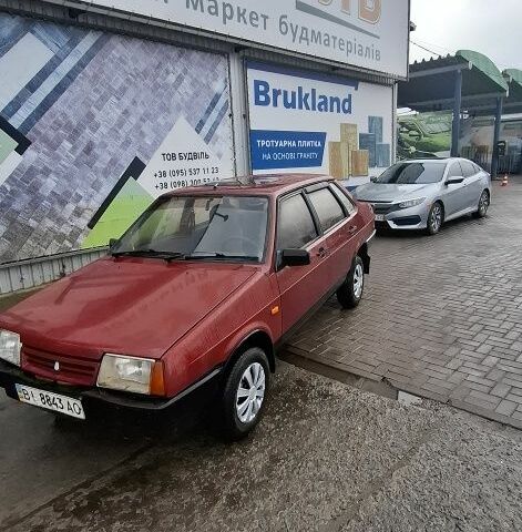 Красный ВАЗ 21099, объемом двигателя 1.5 л и пробегом 150 тыс. км за 1099 $, фото 7 на Automoto.ua