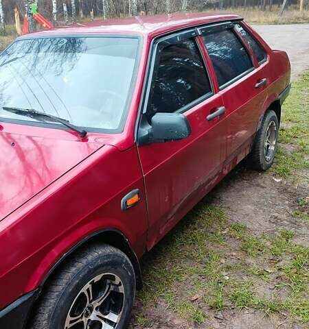 Красный ВАЗ 21099, объемом двигателя 1.5 л и пробегом 976 тыс. км за 1200 $, фото 1 на Automoto.ua