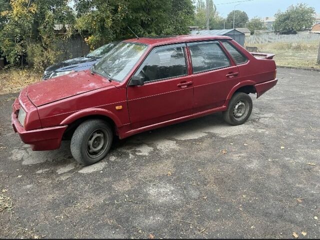 Червоний ВАЗ 21099, об'ємом двигуна 1.6 л та пробігом 3 тис. км за 594 $, фото 1 на Automoto.ua