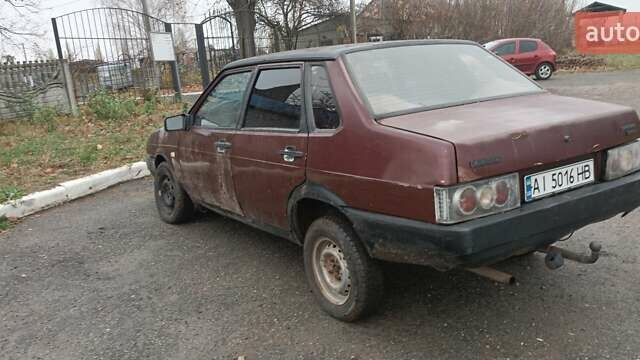 Красный ВАЗ 21099, объемом двигателя 1.6 л и пробегом 108 тыс. км за 450 $, фото 6 на Automoto.ua