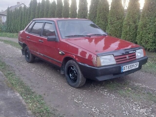 Красный ВАЗ 21099, объемом двигателя 1.5 л и пробегом 200 тыс. км за 1000 $, фото 5 на Automoto.ua