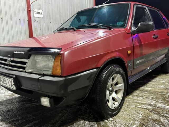 ВАЗ 21099 1993 в Краматорске на Automoto.ua Красный ВАЗ 21099, объемом двигателя 1.3 л и пробегом 3 тыс. км за 1050 $, фото 9 на Automoto.ua