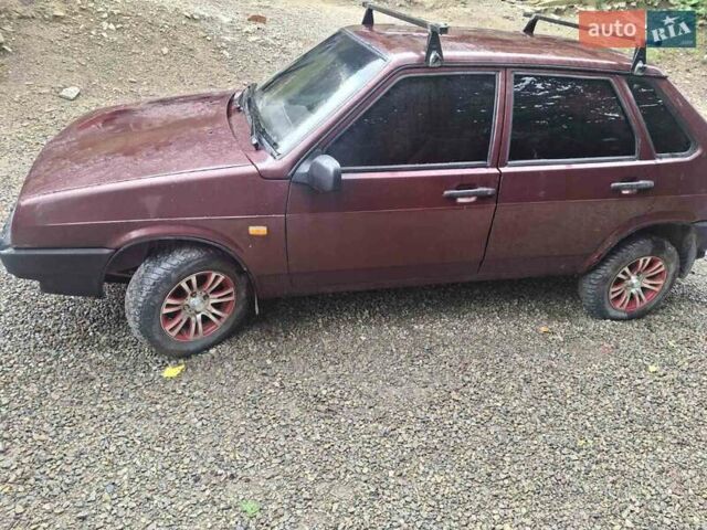 Красный ВАЗ 21099, объемом двигателя 1.3 л и пробегом 230 тыс. км за 600 $, фото 6 на Automoto.ua