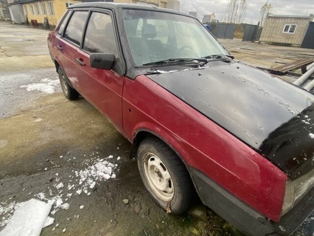 Красный ВАЗ 21099, объемом двигателя 1.5 л и пробегом 450 тыс. км за 700 $, фото 8 на Automoto.ua