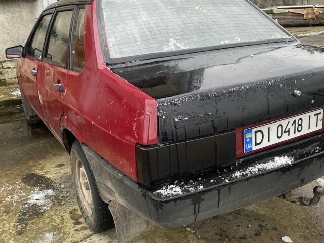 Красный ВАЗ 21099, объемом двигателя 1.5 л и пробегом 450 тыс. км за 700 $, фото 10 на Automoto.ua