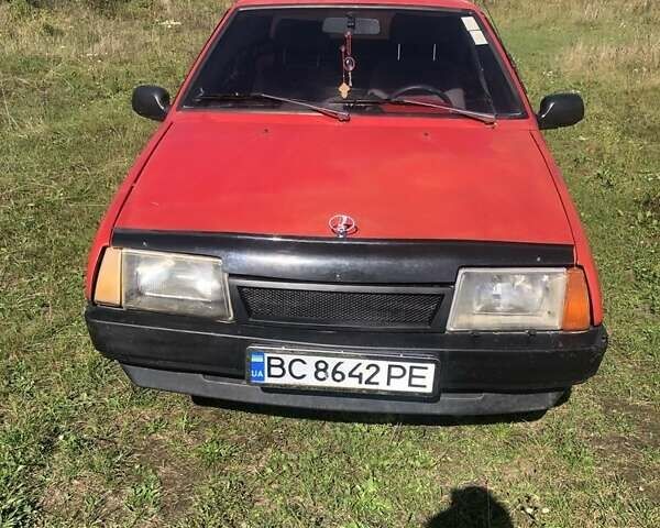 Красный ВАЗ 21099, объемом двигателя 1.3 л и пробегом 256 тыс. км за 650 $, фото 10 на Automoto.ua