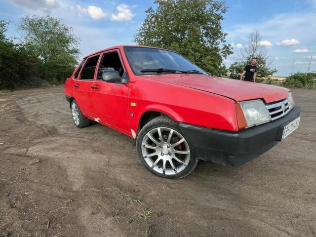 Красный ВАЗ 21099, объемом двигателя 1.3 л и пробегом 55 тыс. км за 1100 $, фото 8 на Automoto.ua