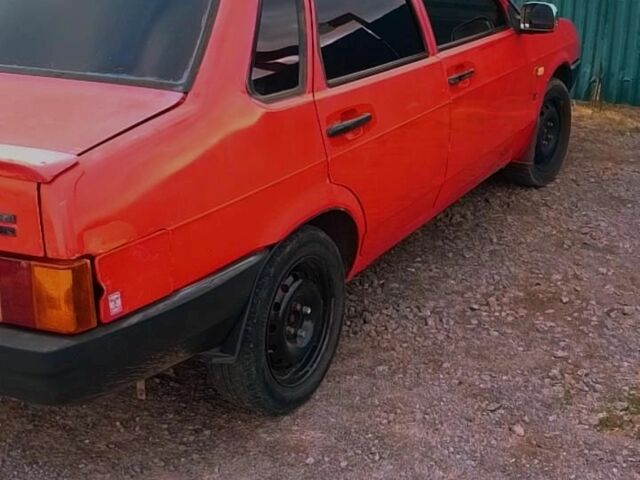 Красный ВАЗ 21099, объемом двигателя 1.3 л и пробегом 55 тыс. км за 1100 $, фото 18 на Automoto.ua