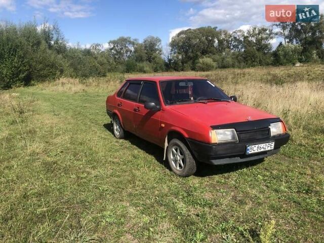 Красный ВАЗ 21099, объемом двигателя 1.3 л и пробегом 256 тыс. км за 650 $, фото 4 на Automoto.ua
