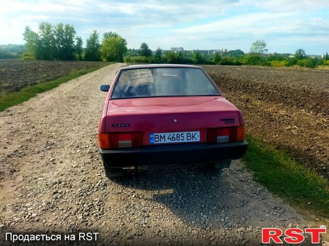 Красный ВАЗ 21099, объемом двигателя 1.5 л и пробегом 1 тыс. км за 1599 $, фото 5 на Automoto.ua