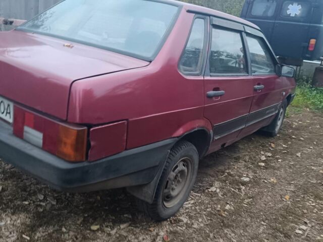 Червоний ВАЗ 21099, об'ємом двигуна 1.5 л та пробігом 250 тис. км за 650 $, фото 2 на Automoto.ua
