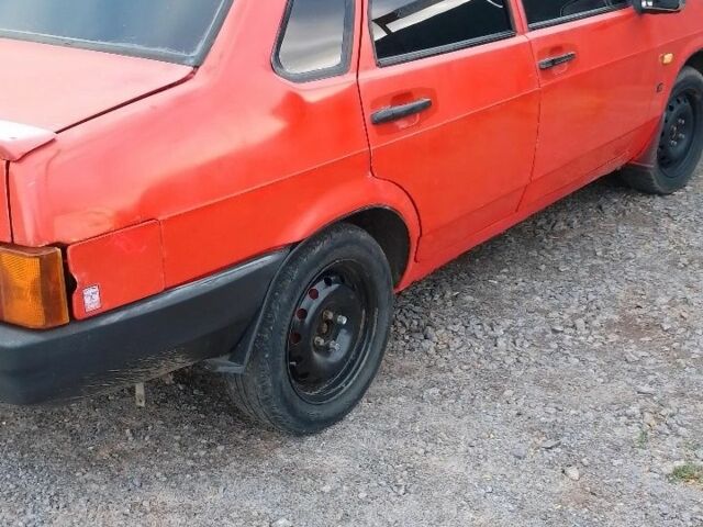 Красный ВАЗ 21099, объемом двигателя 1.3 л и пробегом 55 тыс. км за 1100 $, фото 21 на Automoto.ua