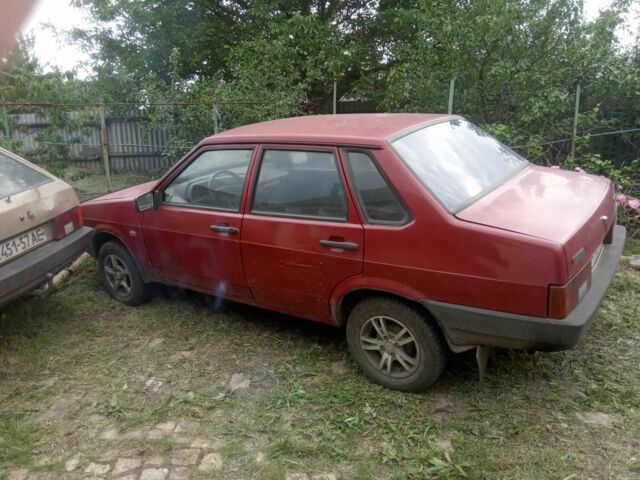 Красный ВАЗ 21099, объемом двигателя 1.6 л и пробегом 123 тыс. км за 1300 $, фото 4 на Automoto.ua