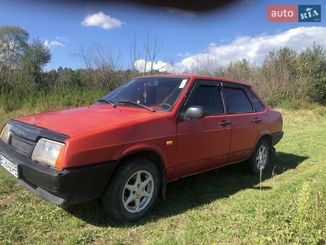 Красный ВАЗ 21099, объемом двигателя 1.3 л и пробегом 256 тыс. км за 650 $, фото 8 на Automoto.ua