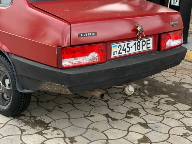 Красный ВАЗ 21099, объемом двигателя 1.5 л и пробегом 200 тыс. км за 1150 $, фото 3 на Automoto.ua