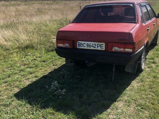 Красный ВАЗ 21099, объемом двигателя 1.3 л и пробегом 256 тыс. км за 650 $, фото 13 на Automoto.ua