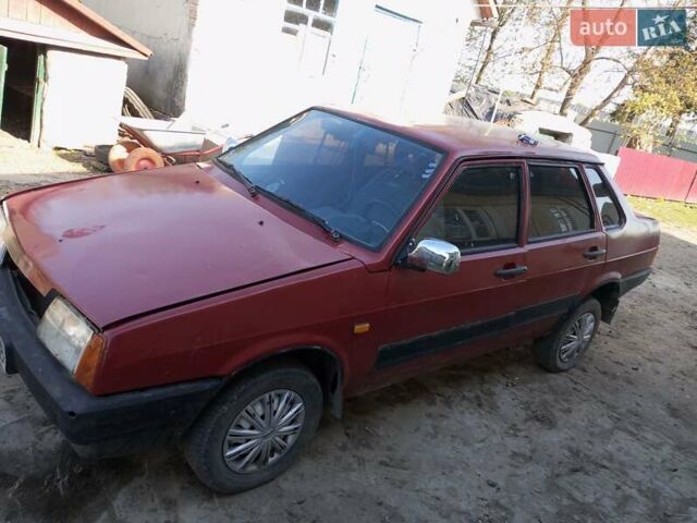 Красный ВАЗ 21099, объемом двигателя 1.5 л и пробегом 250 тыс. км за 1000 $, фото 5 на Automoto.ua
