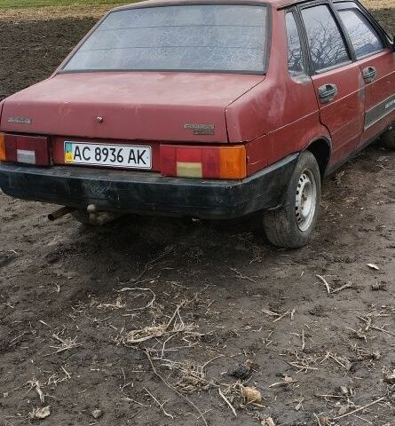 Красный ВАЗ 21099, объемом двигателя 0 л и пробегом 150 тыс. км за 520 $, фото 2 на Automoto.ua