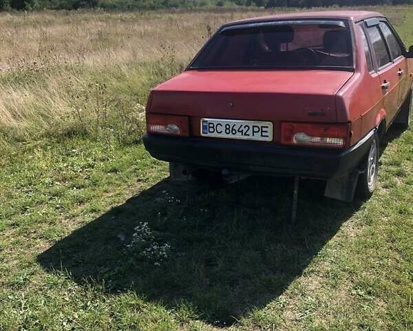 Красный ВАЗ 21099, объемом двигателя 1.3 л и пробегом 256 тыс. км за 650 $, фото 6 на Automoto.ua