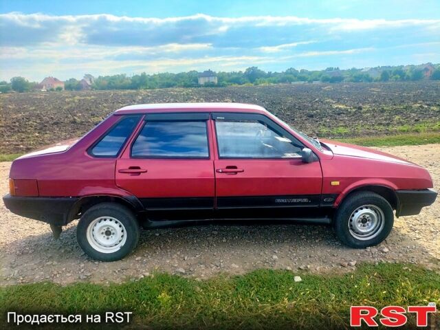 Красный ВАЗ 21099, объемом двигателя 1.5 л и пробегом 1 тыс. км за 1599 $, фото 4 на Automoto.ua