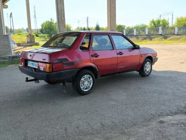 Червоний ВАЗ 21099, об'ємом двигуна 1.5 л та пробігом 200 тис. км за 400 $, фото 3 на Automoto.ua