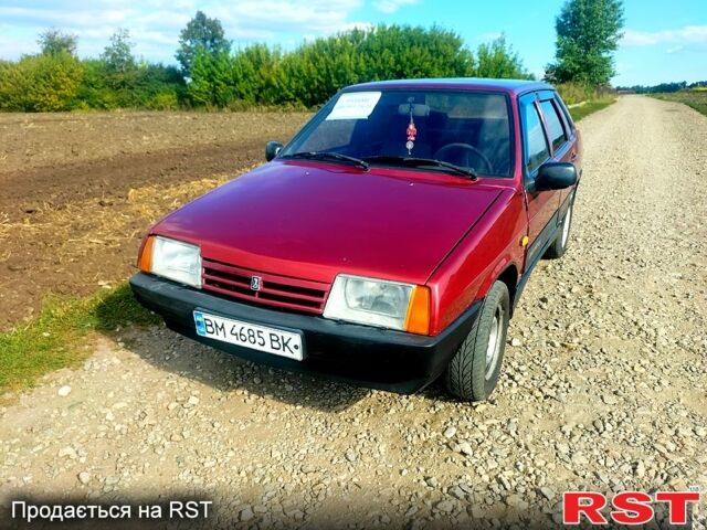 Красный ВАЗ 21099, объемом двигателя 1.5 л и пробегом 1 тыс. км за 1599 $, фото 1 на Automoto.ua