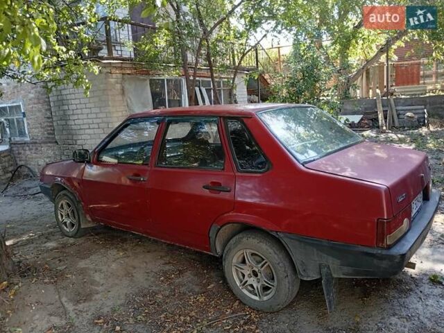 Красный ВАЗ 21099, объемом двигателя 1.5 л и пробегом 66 тыс. км за 800 $, фото 2 на Automoto.ua