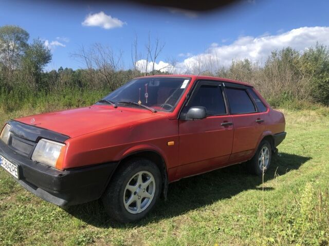 Красный ВАЗ 21099, объемом двигателя 1.3 л и пробегом 256 тыс. км за 650 $, фото 9 на Automoto.ua