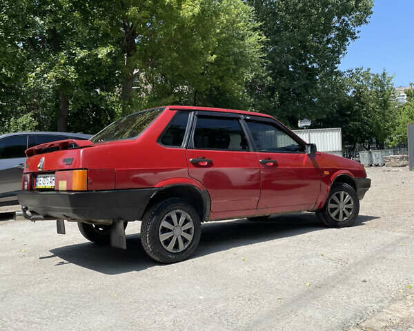 Красный ВАЗ 21099, объемом двигателя 1.5 л и пробегом 377 тыс. км за 1350 $, фото 12 на Automoto.ua