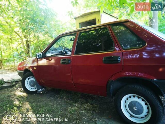 Красный ВАЗ 21099, объемом двигателя 1.5 л и пробегом 55 тыс. км за 2800 $, фото 6 на Automoto.ua